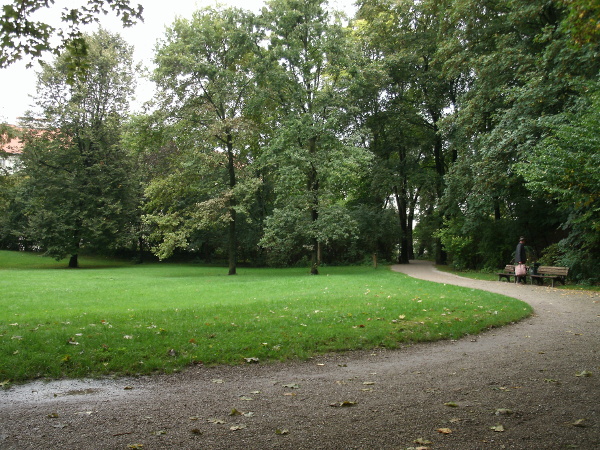 Photograph - Walkway through Park, Munich